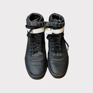 PUMA Vintage High Tops | Sky II SF Texture Basketball Sneaker Black Women's sz 9